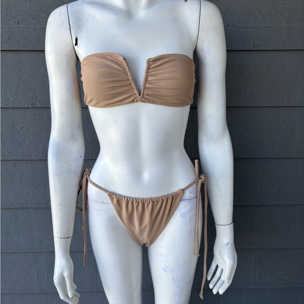 Hera Collection Nude Strapless Bikini Set